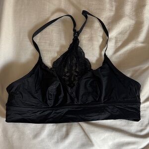 Aerie Midnight Black Lace Bralette / J15